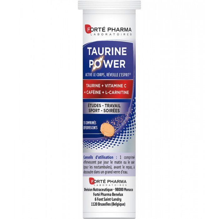 FORTE PHARMA ENERGIE TAURINE POWER 15 COMPRIMES EFFERVESCANTS