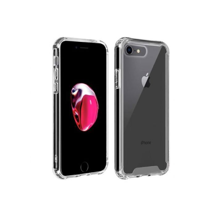 Coque de protection - APOKIN - iPhone SE, 2022/2020, 7/8 - Antichoc - Transparent - Souple
