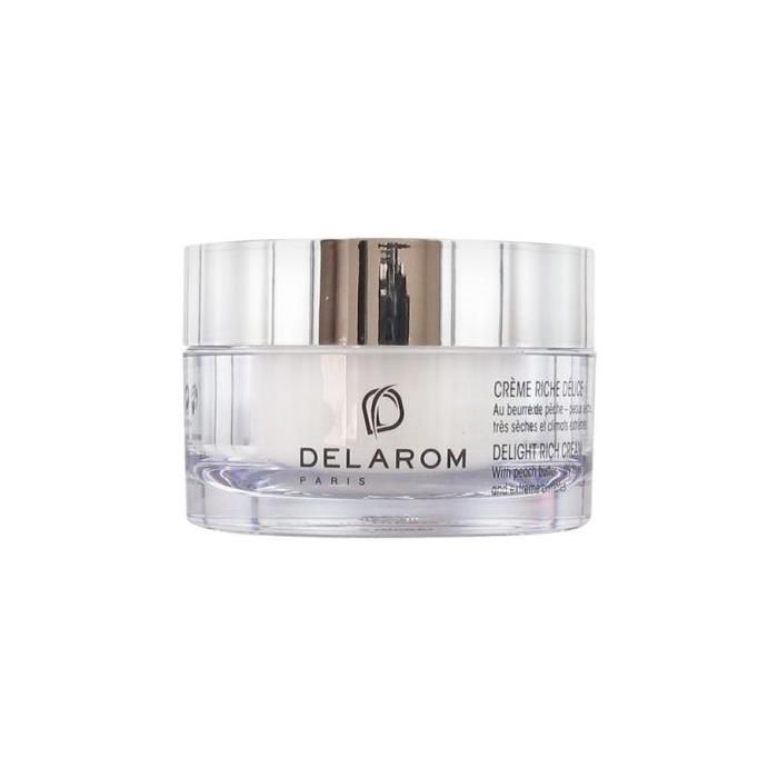 Crème Riche Délice - DELAROM - 50 ml - Nourrissante - Anti-rides - Hydratante