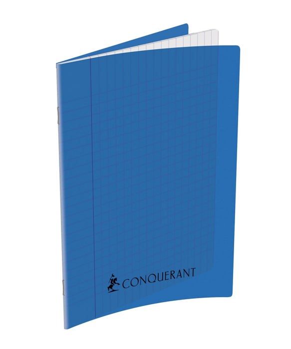 Cahier scolaire - Conquérant - 400089821 - 192 pages - Couverture plastique - Certifié Ecolabel EU