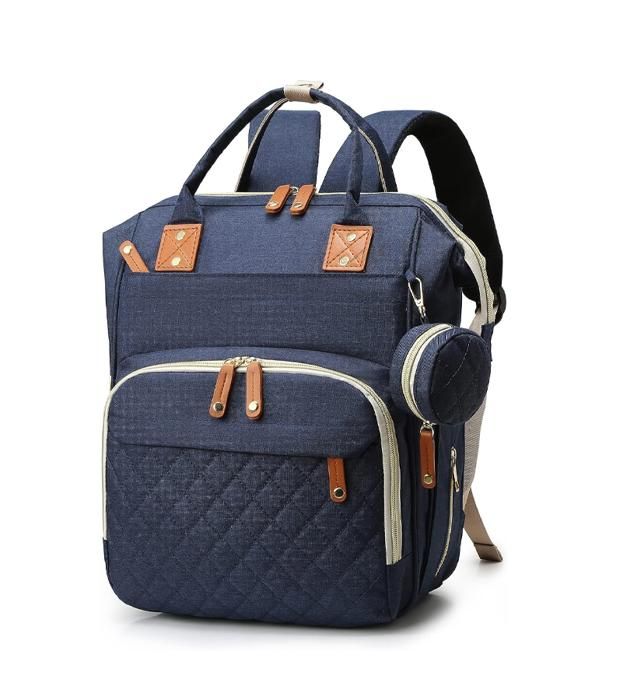 SAC A DOS A LANGER MATELASSÉ BLEU