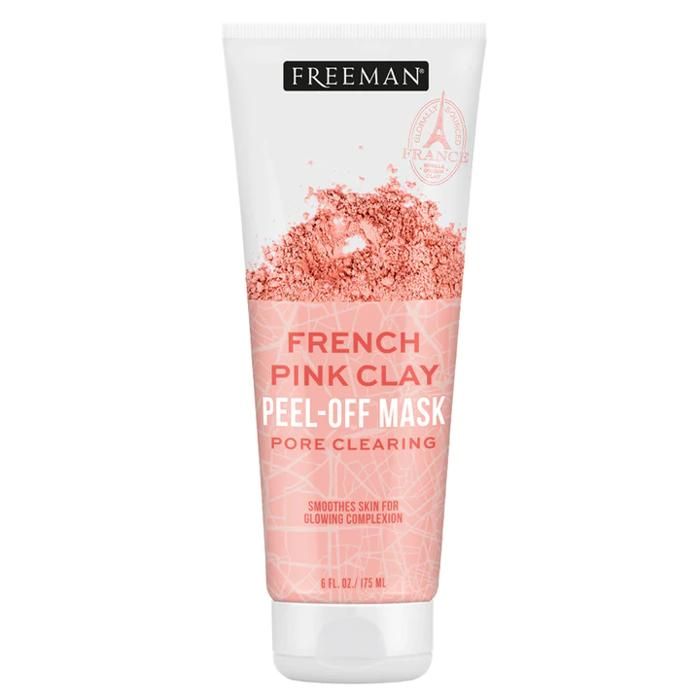 Freeman Masques faciaux à l'argile rose de France Peel Off 175 ml