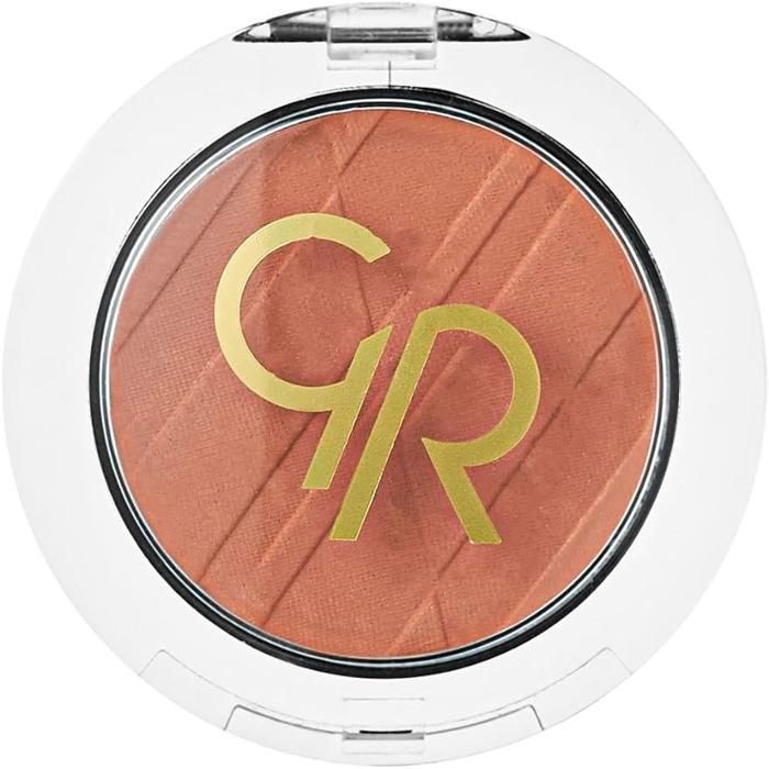 Fard à joues en poudre - GOLDEN ROSE - 7 - Effet lumineux - Texture soyeuse - Couleur rose