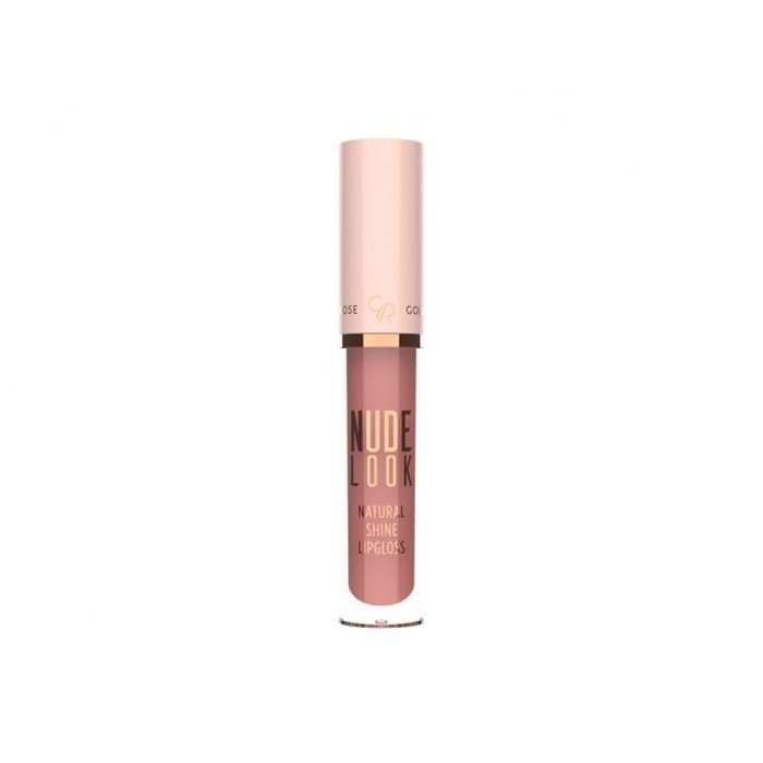 Gloss à lèvres - Golden Rose - Nude Look No:02 - Rose - Fini ultra brillant - Applicateur doux