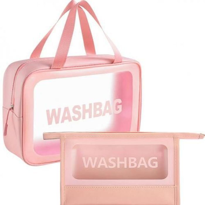 Sac et Trousse de Maquillage Transparente Imperméable pour Cosmétiques
