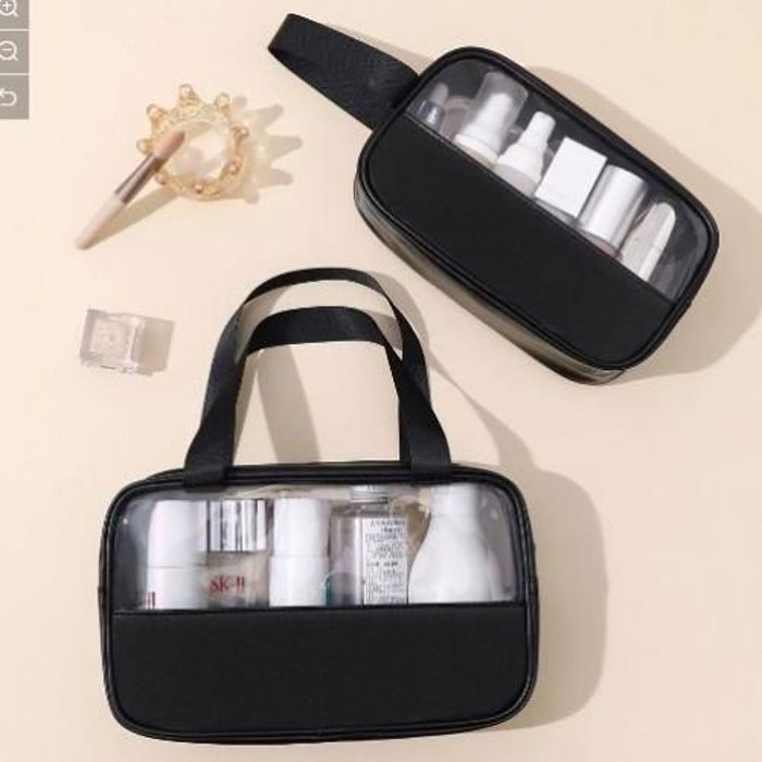 Sac et Trousse de Maquillage Transparente Imperméable pour Cosmétiques