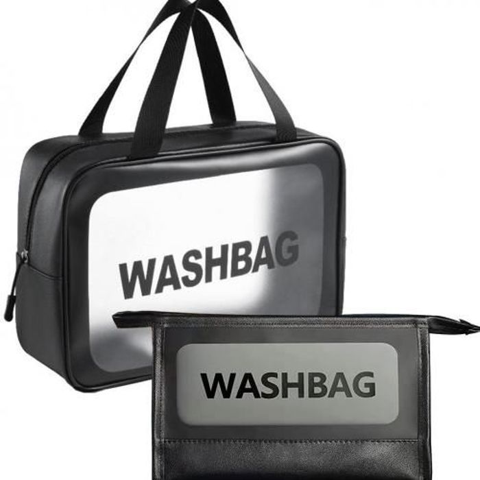 Sac et Trousse de Maquillage Transparente Imperméable pour Cosmétiques