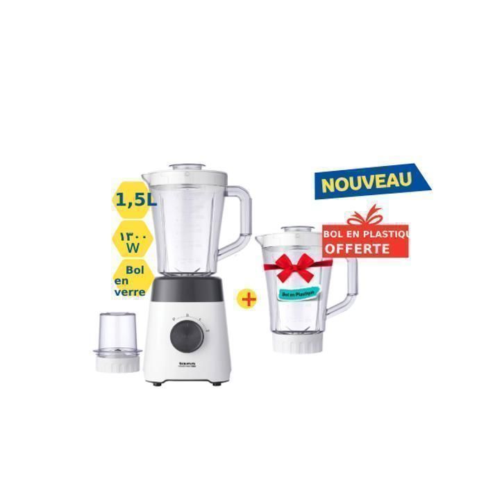 Blender - Taurus - Power Max 1300 - 1,5L - 1300W - 2 vitesses + Pulse