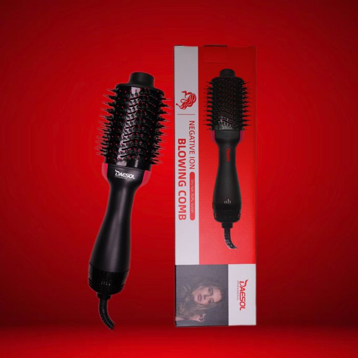 Brosse soufflante DAESOL™ ionique, anti-frisottis, pour un brushing rapide et des cheveux brillants