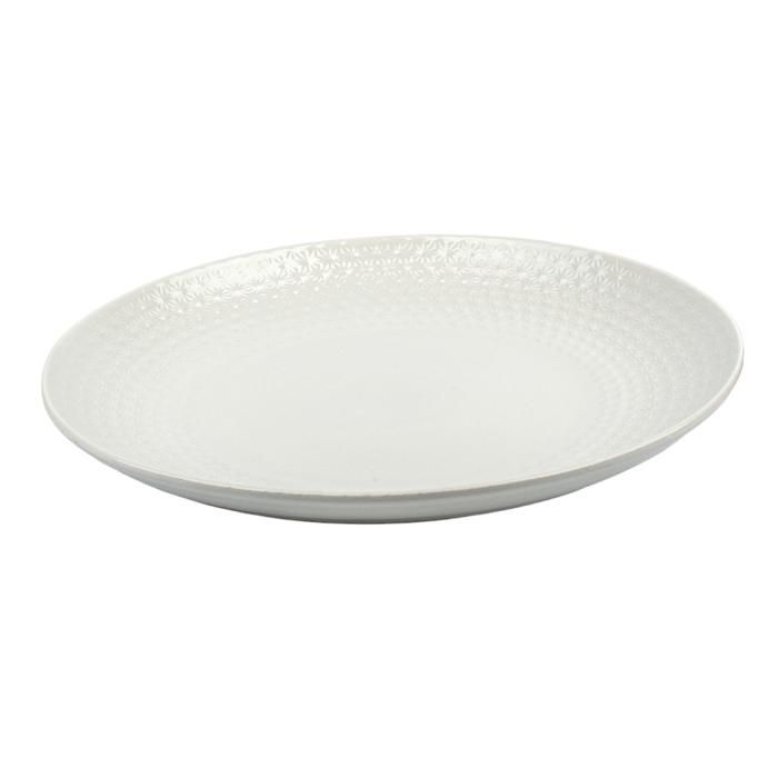 ASSIETTE PLATE BLANCHE 35CM HF-126CF-002