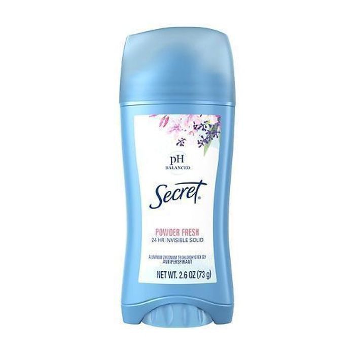Invisible Solid Powder Fresh Scent Antiperspirant & Deodorant 2.6 Oz (1) by Secret