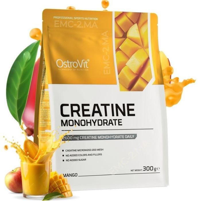 OstroVit  Creatine Monohydrate Micronized 300 g Mango - Force & Masse Musculaire