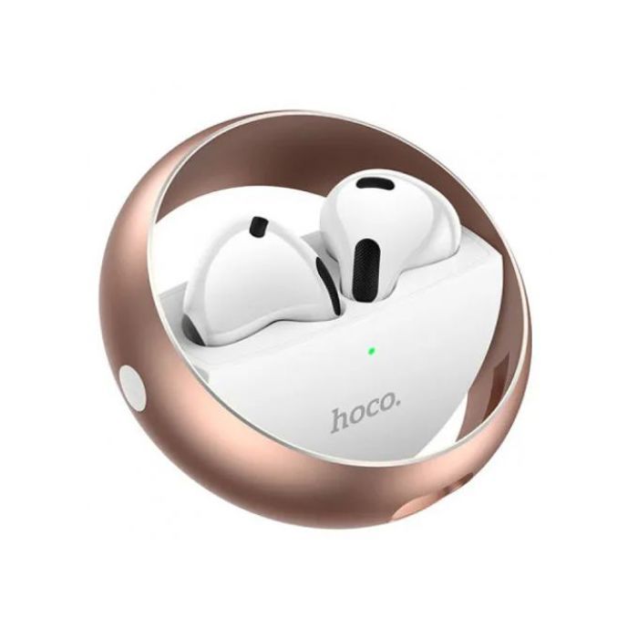 Écouteurs sans fil - HOCO - V5.3 - Réduction du bruit - Intra-auriculaire - Blanc/Rose