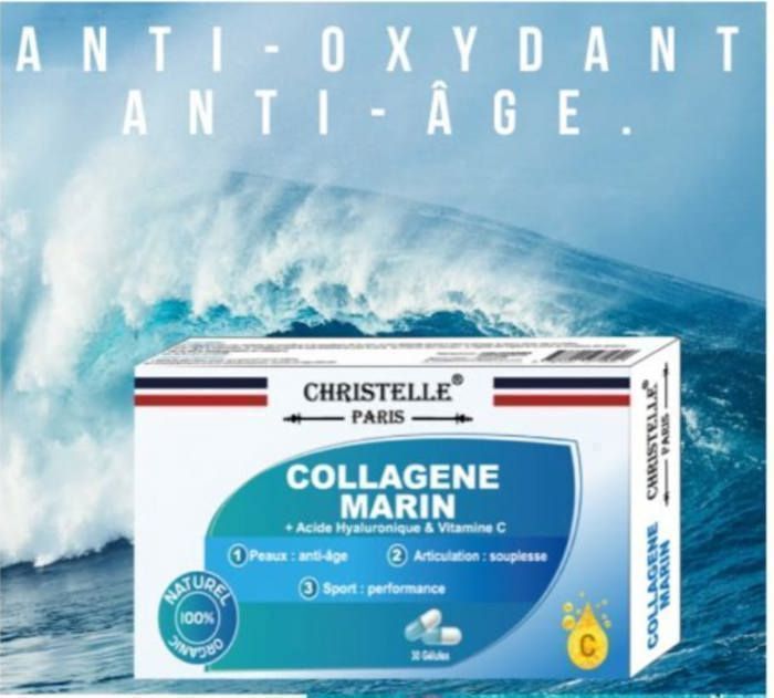 Collagène marin + Vitamine C, santé et bien-être