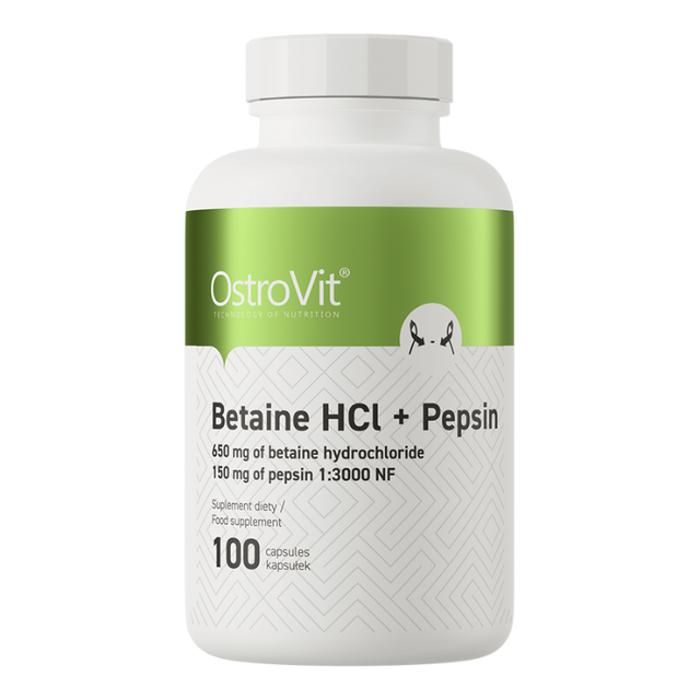 Bétaïne HCl + Pepsine 100 gélules