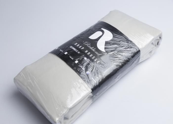 Drap Housse - RICHBOND - King 180x200 - Coton Naturel - Beige Clair - Lavable