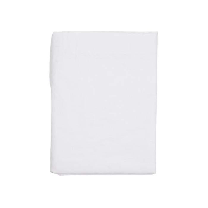 DRAP PLAT POLYCOTTON ZTDM28 260x240 BLANC