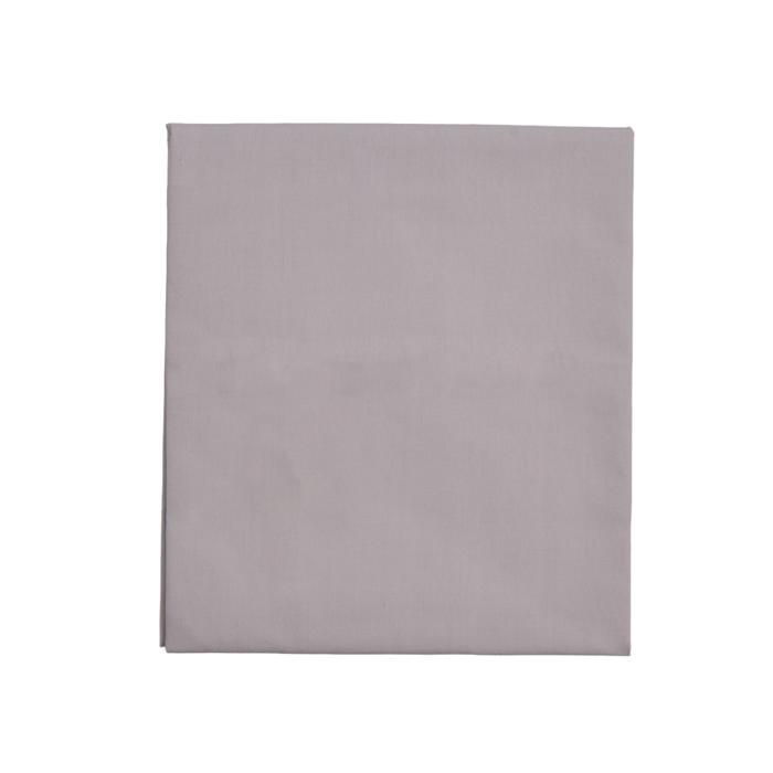 TAIE D OREILLER COTON 50/70 GRIS