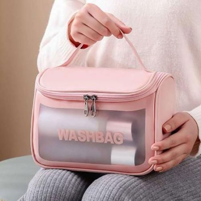 Sac de maquillage Washbag transparente étanche de haute qualité pour femmes