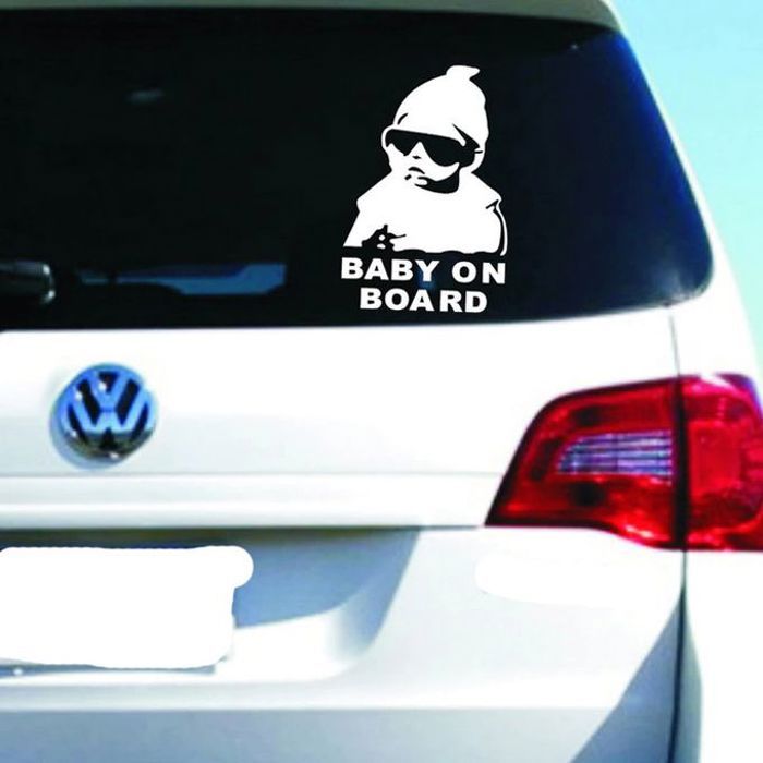 Autocollant Sticker bébé à bord BABY ON BOARD