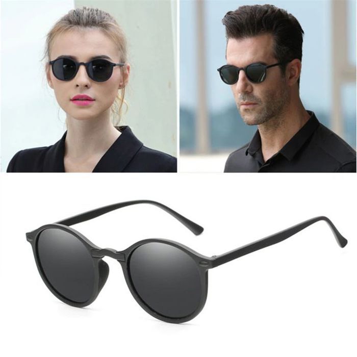 Lunettes de soleil rondes polarisées UV400