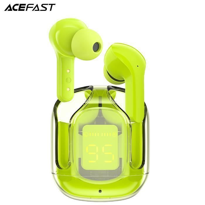 Écouteurs sans fil - ACEFAST - T6 - Bluetooth 5.0 - 20 heures d'autonomie - Résistant à la transpiration