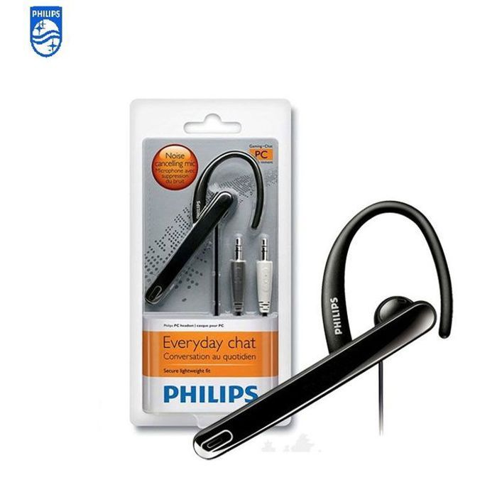 Philips Nouveau SHM2100U casque tour d'oreille avec micro Chat pour PC Ordinateur Portable