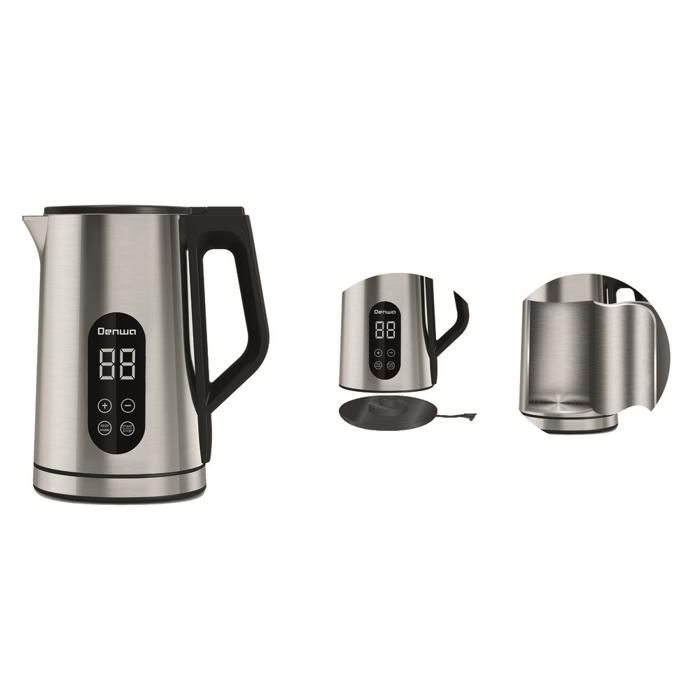 Bouilloire Digitale - Denwa Pro - EK223Bc - 1.7L - 2200W - Fonction maintien au chaud