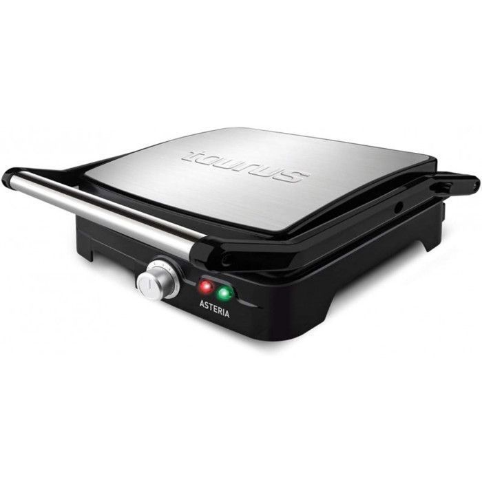 Panini Maker - TAURUS - Asteria - 2200W - Plaques antiadhésives - Design compact