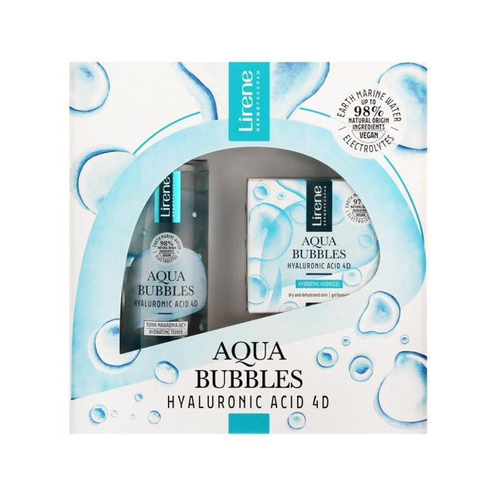 Pack Gel nettoyant Aqua bubble 50ml + Toner 200ml LIRENE