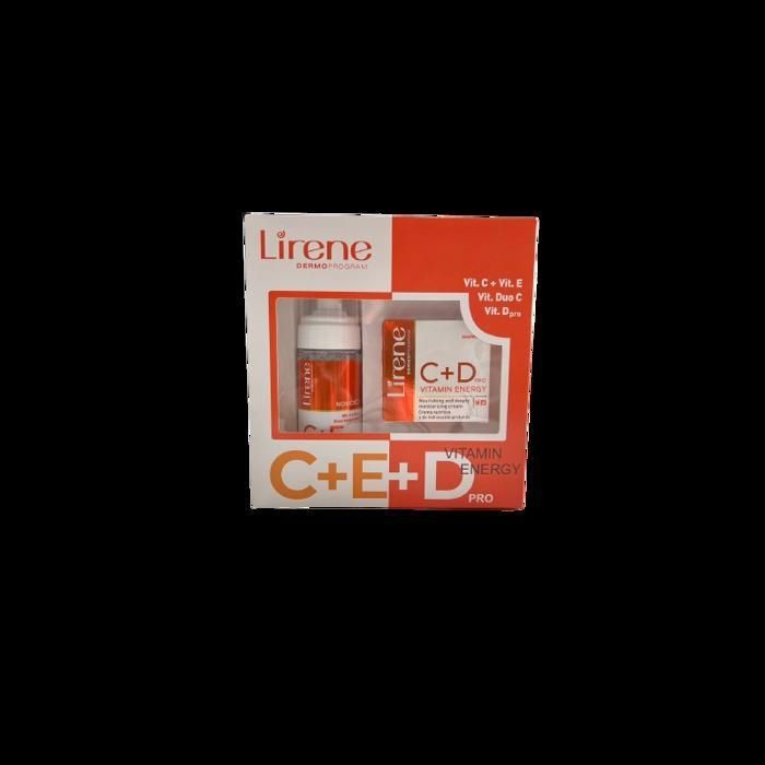 Pack C+D+E Mousse nettoyante 150 ml + Crème visage 50ml LIRENE