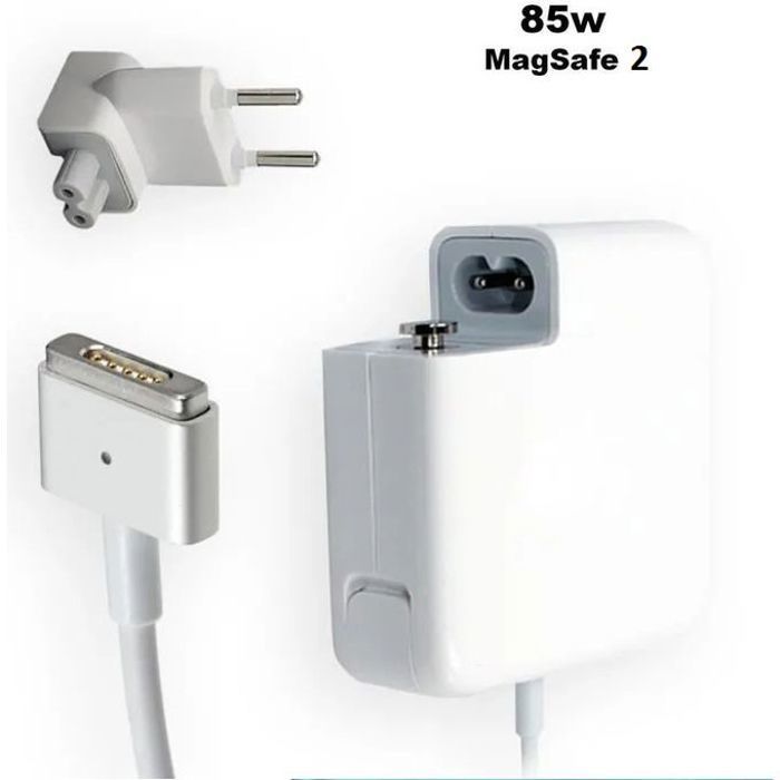 Chargeur Compatible Magsafe2 85W Adaptateur Alimentation pour MacBook Pro