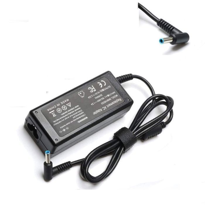 Chargeur Adaptateur Secteur 19.5V 3.33A 65W Remplacement pour Pc portable HP pavillon