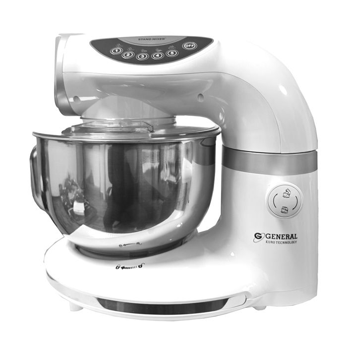 Pétrin - GENERAL - 7L - 1500W - 5 vitesses - Acier inoxydable