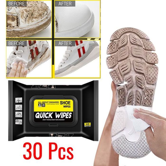 Lingette chaussure nettoyage rapide Lingette pour chaussures espadrilles