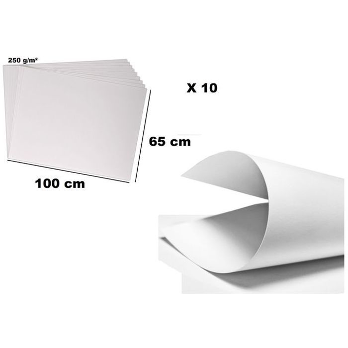 Dessin 10 Papiers Art 65x100cm,250g,Dessin/Peinture/Encre/Aquarelle..Épais,Extra Doux