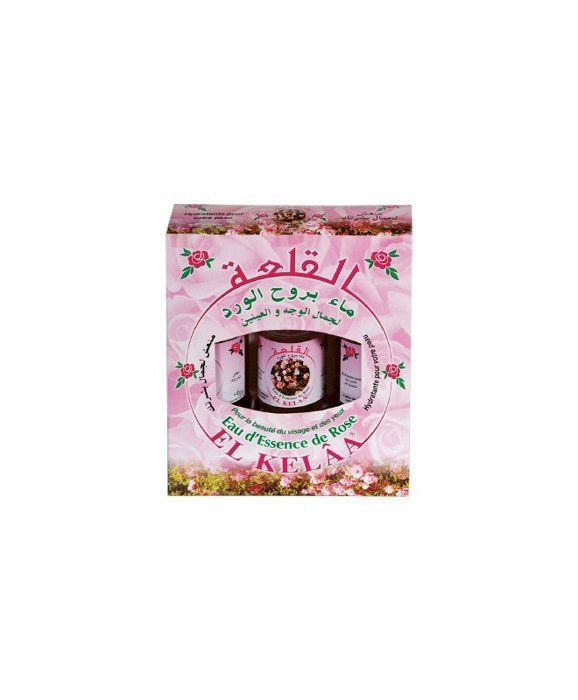EAU D'ESSENCE DE ROSE EL KELAA 125ML X 3