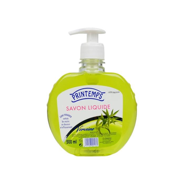 SAVON LIQUIDE PRINTEMPS 500 ML "ESSENCE DE VERVEI