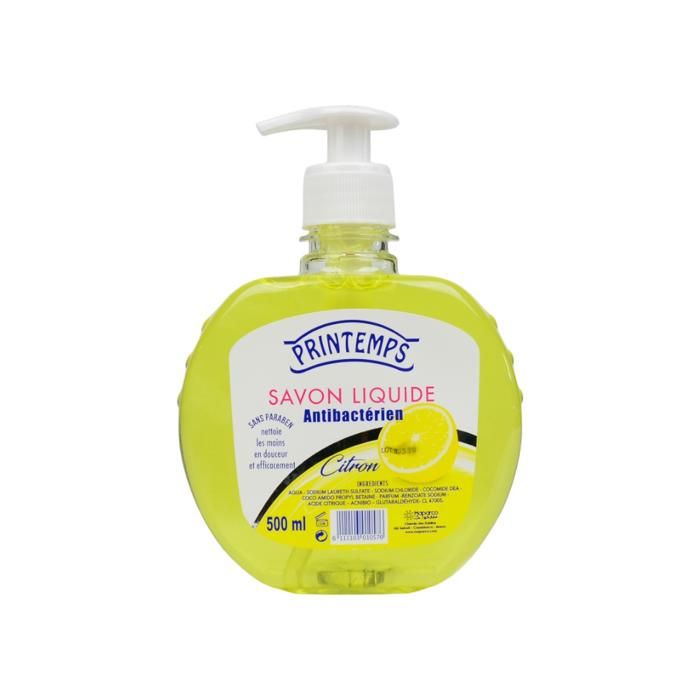 SAVON LIQUIDE PRINTEMPS CITRON 500 ML