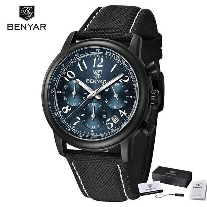 Benyar BY-5190 Montre chronographe