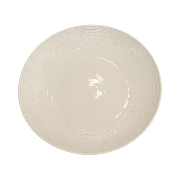 Assiette plate blanche 45cm HF-126CF-004