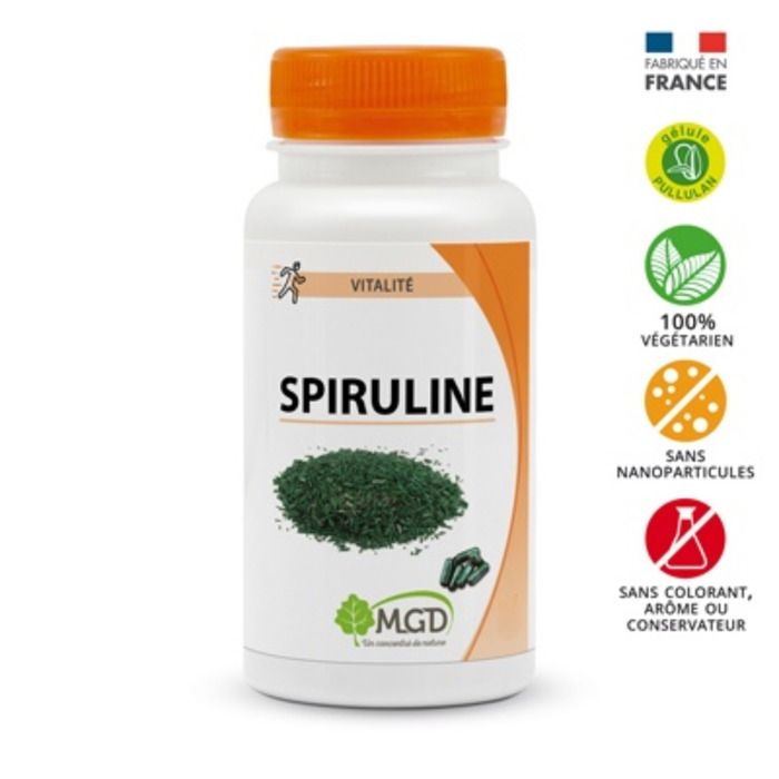 MGD SPIRULINE 200 GÉLULES