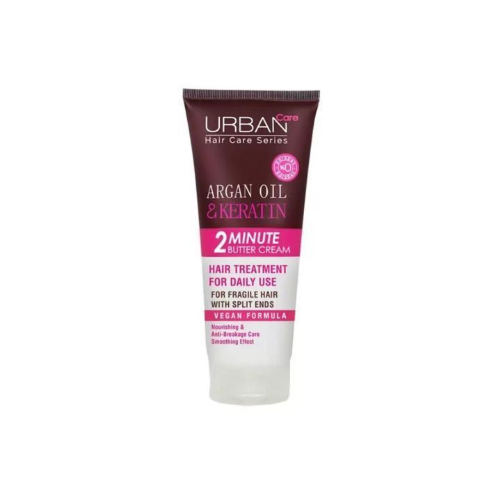 URBAN CARE ARGAN OIL & KERATIN BUTTER CREAM 200ML