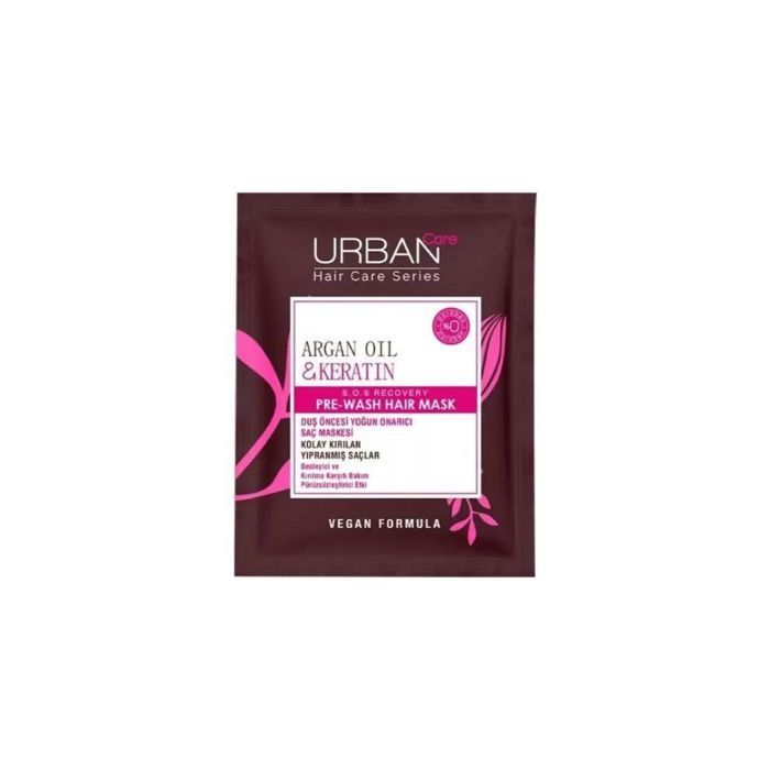 URBAN CARE MASQUE NOURRISSANT AVANT LAVAGE ARGAN & KÉRATINE 50ML