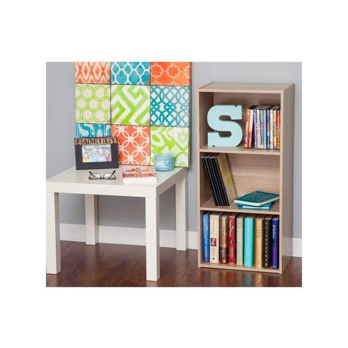 Meuble de rangement - BOIS 1920 - 3 cubes - MDF - Design moderne - Modulable et amovible