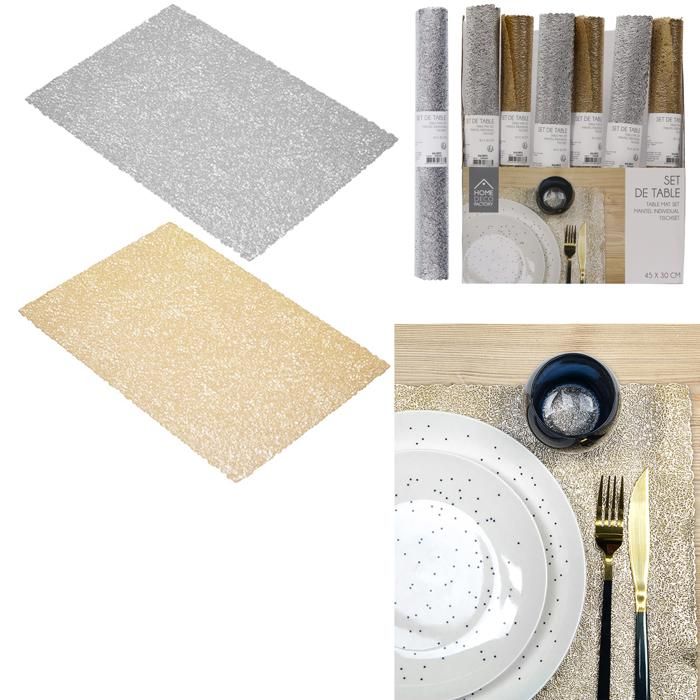 SET DE TABLE IRISE RECTANGULAIRE 30X45CM M24