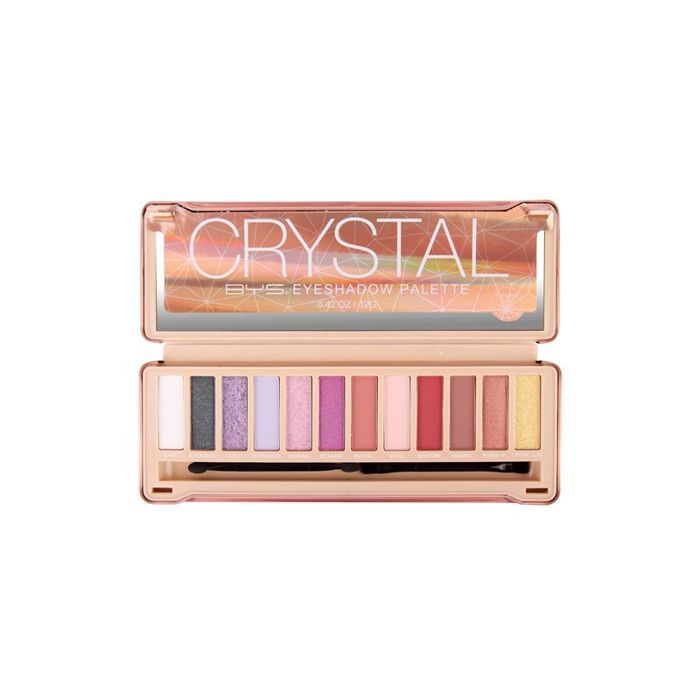 Palette de Fards à Paupières - BYS - Crystal - 6 Fards Mats - 3 Fards Irisés - Vegan