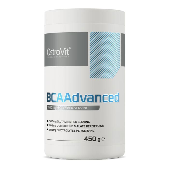 BCAAdvanced 450 g Strawberry - Acides Aminé, Citrulline, Glutamine & Vitamine B6