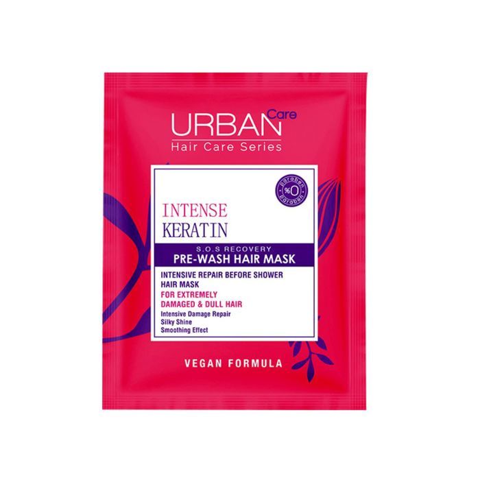 URBAN CARE MASQUE RÉPARATEUR AVANT LAVAGE KÉRATINE 50ML