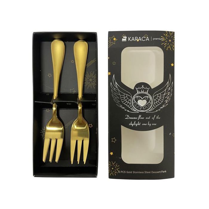 Set de 6 mini fourchettes à gâteau KARACA